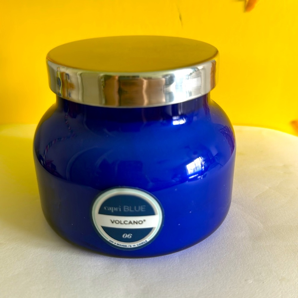 Capri Blue Volcano Scented Candles - Luxury Glass Jar Candles (8 oz) - Picture 2 of 7